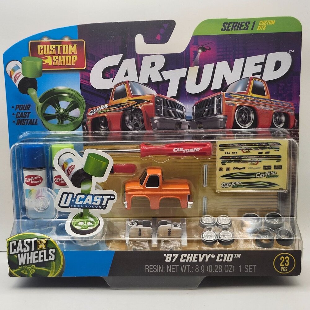 Car Tuned Custom Shop 87 Chevy C10 Series 1 U-Cast Kit MGA Entertainment